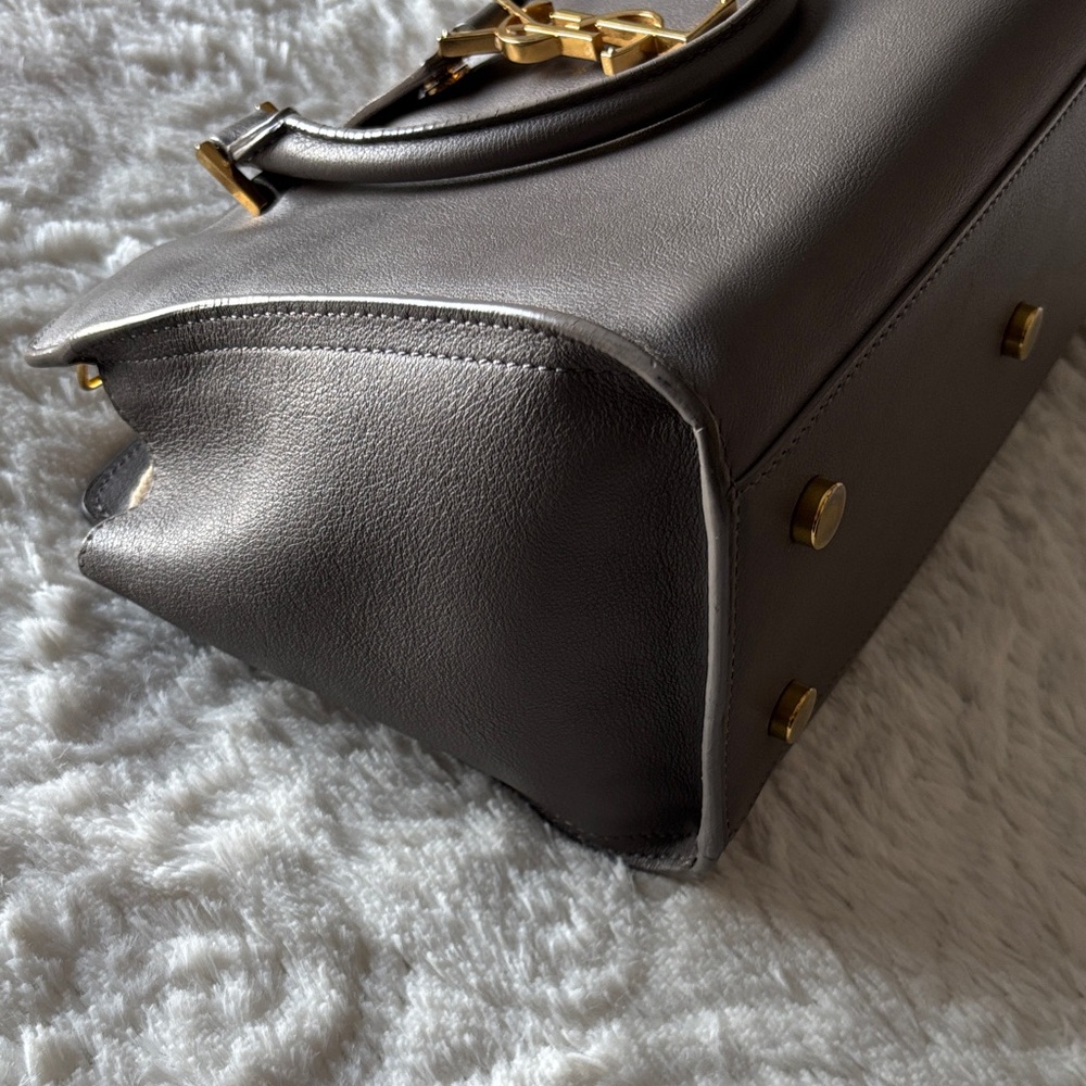 Saint Laurent Cabas Baby in Gray - Picture 3 of 16